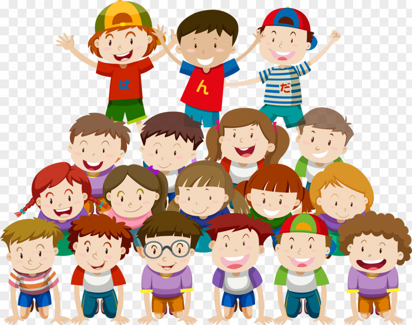 Child Human Pyramid Royalty-free Clip Art PNG