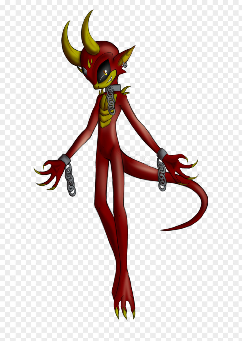 Demon Illustration Cartoon Figurine Legendary Creature PNG