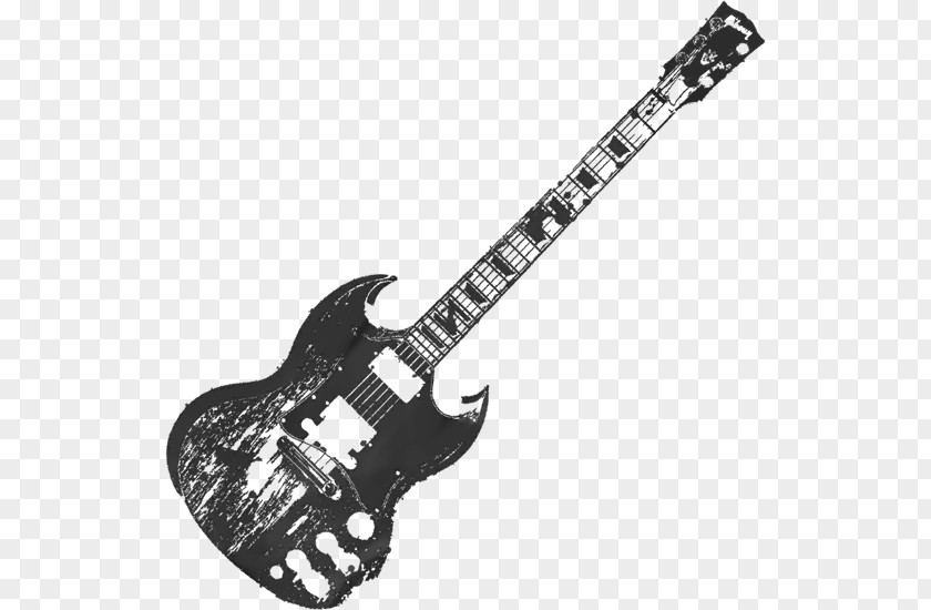 Electric Guitar Gretsch Bass Semi-acoustic PNG