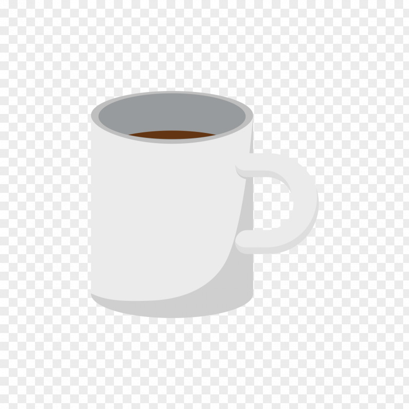 Gray Cup Coffee Mug Cafe PNG