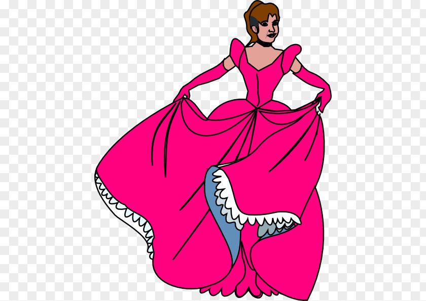 Pink Beautiful Cliparts Cinderella Minnie Mouse Disney Princess Clip Art PNG