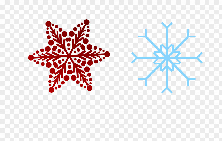 Snowflake Christmas Art PNG