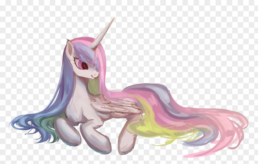 Horse Unicorn Cartoon Illustration Pink M PNG