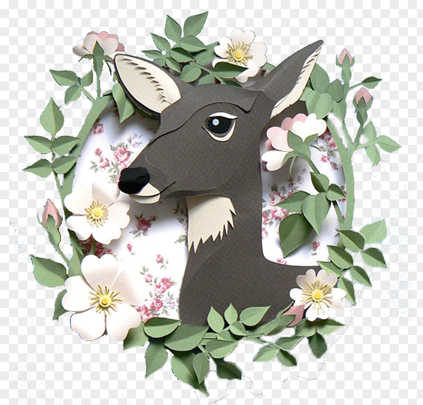 Origami Deer Paper Artist Painter Illustration PNG