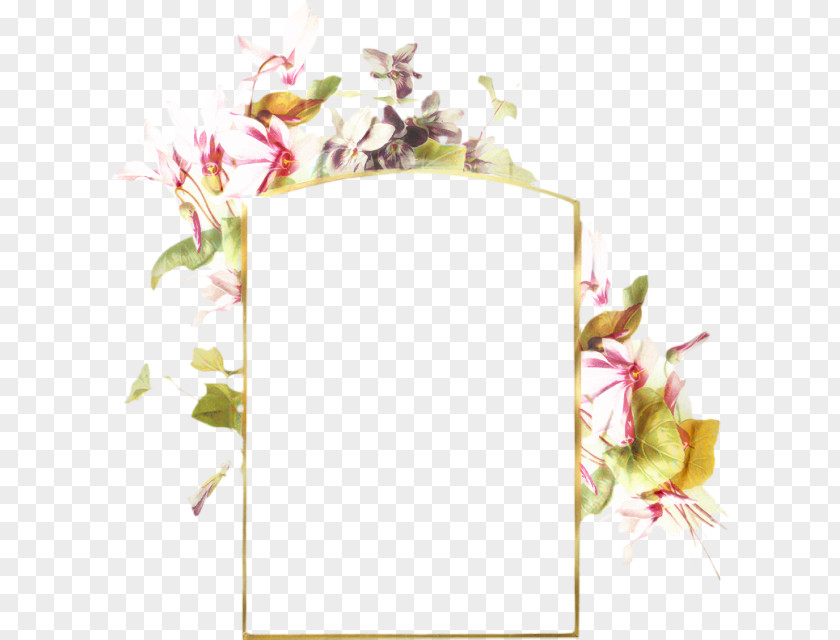 Plant Picture Frame Watercolor Wreath Background PNG
