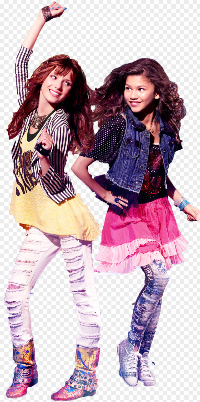 Zendaya Bella Thorne Shake It Up Disney Channel Television Show PNG