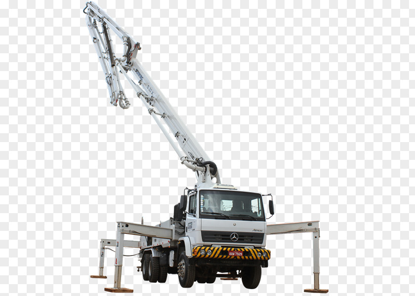Crane Machine Concrete Pump Caminhão Betoneira PNG