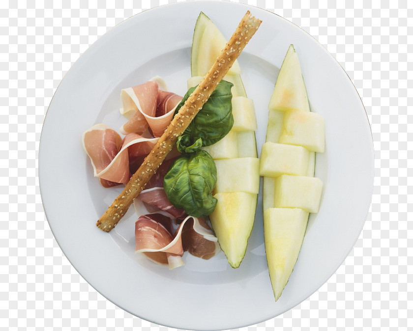 Italian Restaurant Vegetarian Cuisine Prosciutto Cantaloupe Dish PNG