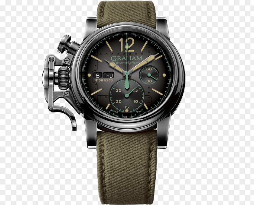 Watch Men's Chronograph Aircraft Automatic PNG