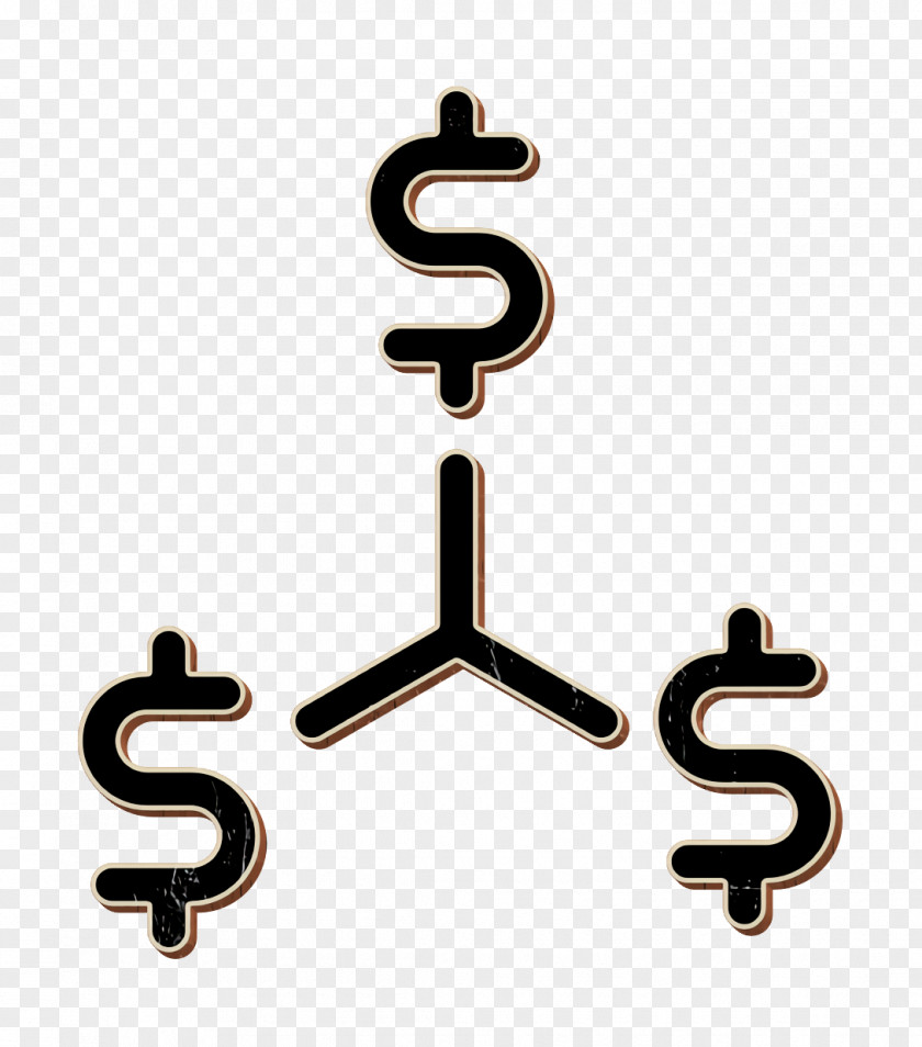 Arrows Icon Dollar Symbol Ecommerce Set PNG