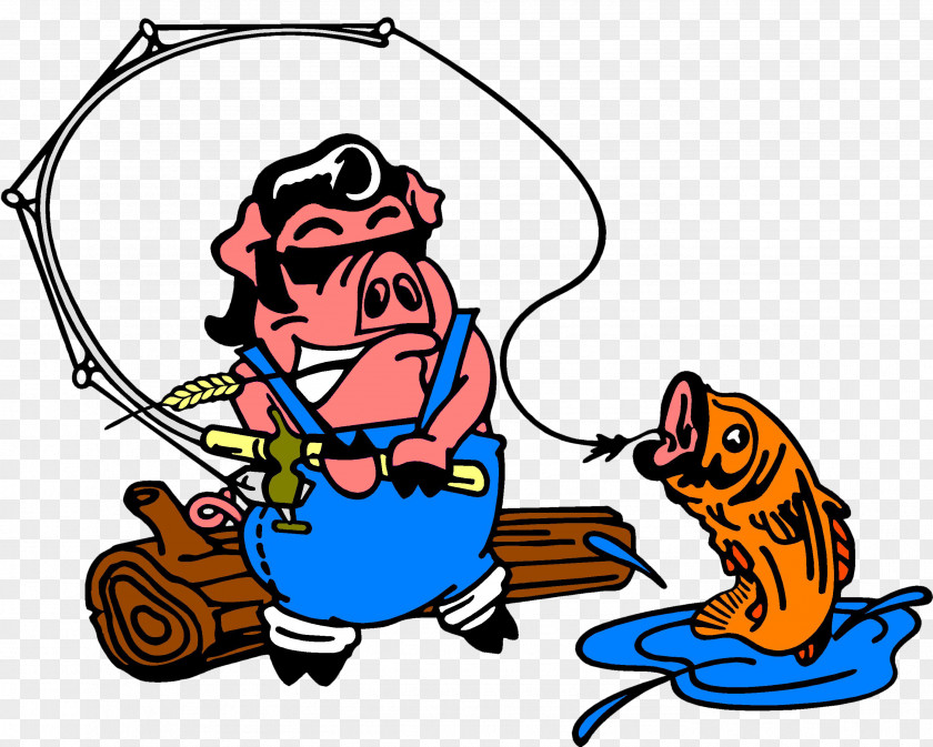 Bbq Pig Barbecue The Fishin' Roast Clip Art PNG