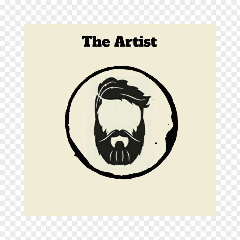 Beard And Moustache Logo Face Graphic Design PNG