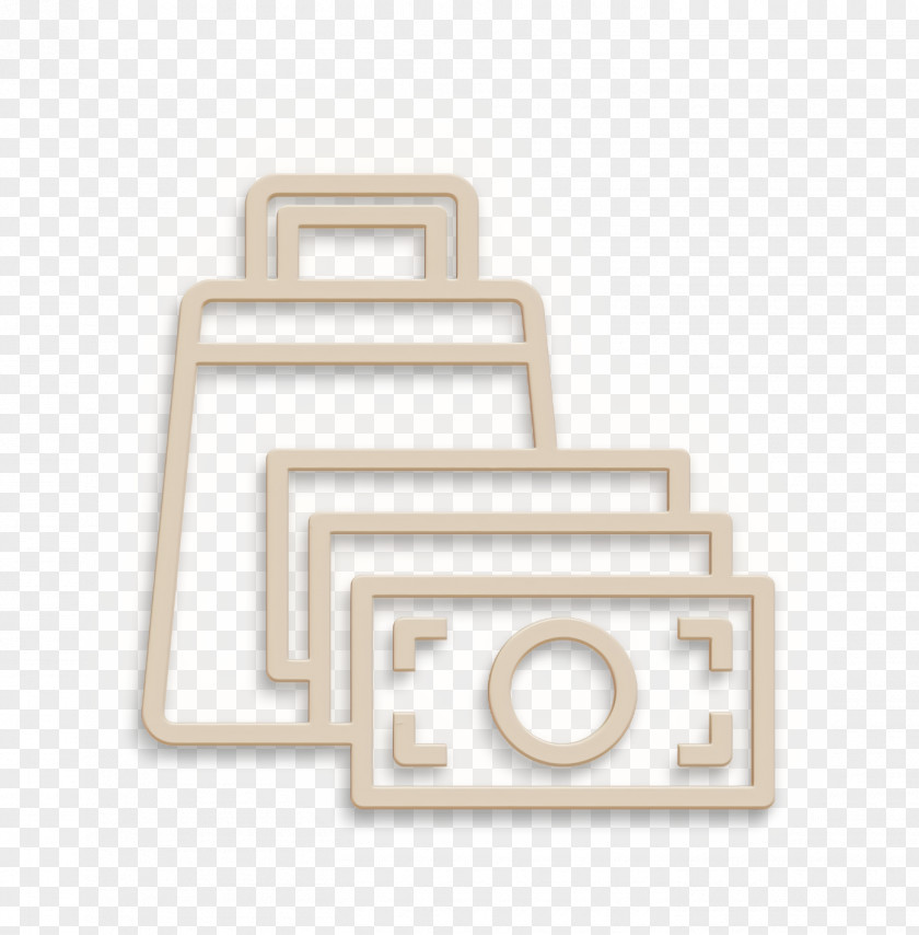Money Icon Shopping Bag PNG
