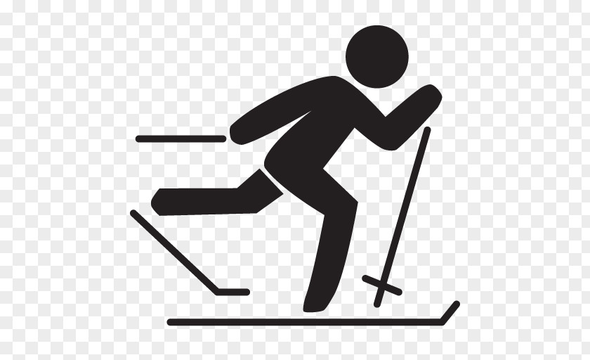 Nordic Combined Sports Equipment Painting Cartoon PNG
