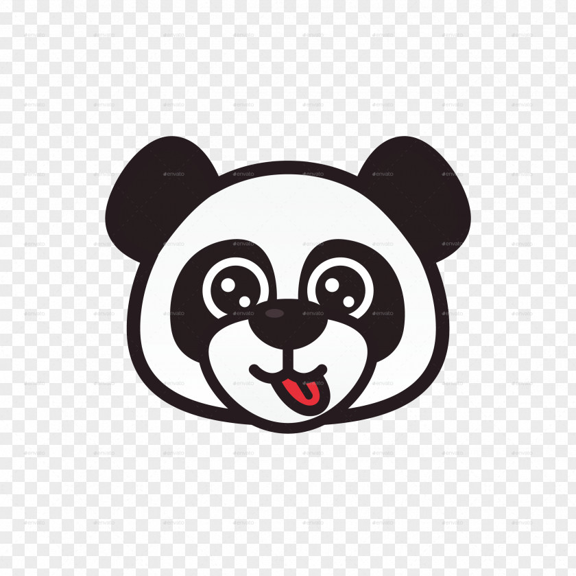 Panda Giant Emoticon Clip Art PNG