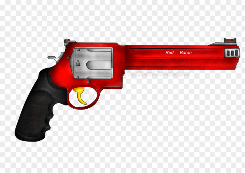 Red Baron Revolver Trigger Firearm Ranged Weapon Air Gun PNG