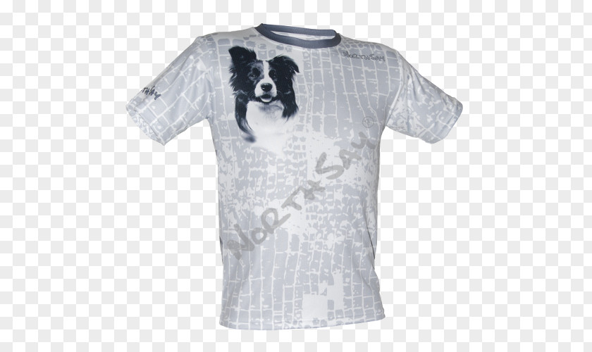 T-shirt Border Collie Flat-Coated Retriever Polyester Sleeve PNG