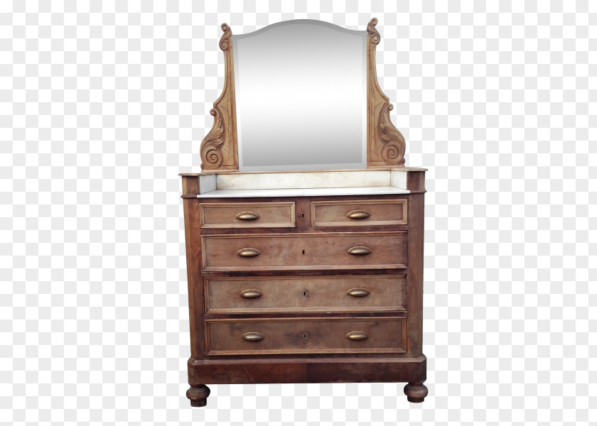 Table Lowboy Commode Furniture Mirror PNG