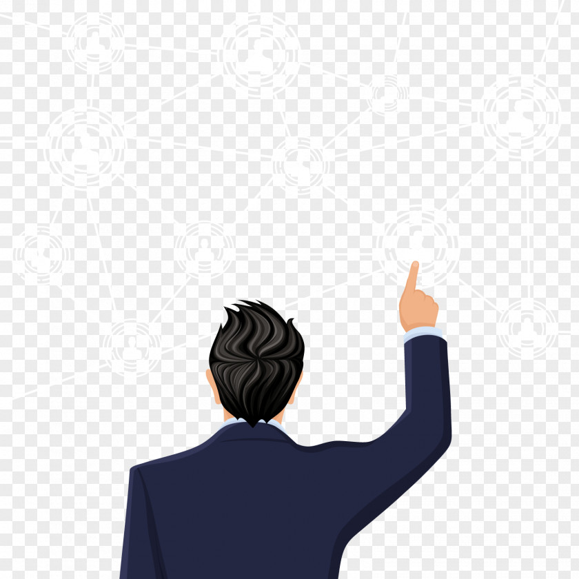 Vector Business Man Businessperson Silhouette Royalty-free Illustration PNG