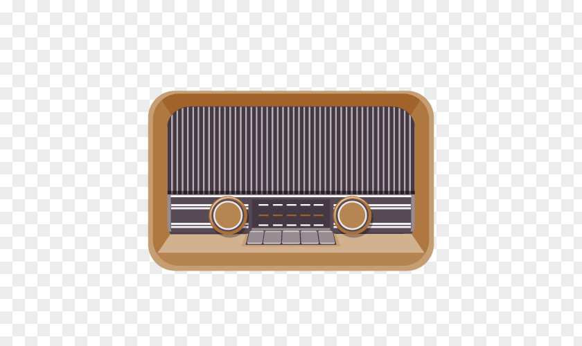 Vector Material Vintage Radio Euclidean PNG