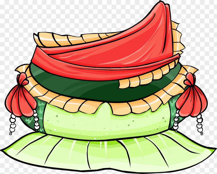Watermelon Plant Mermaid Cartoon PNG
