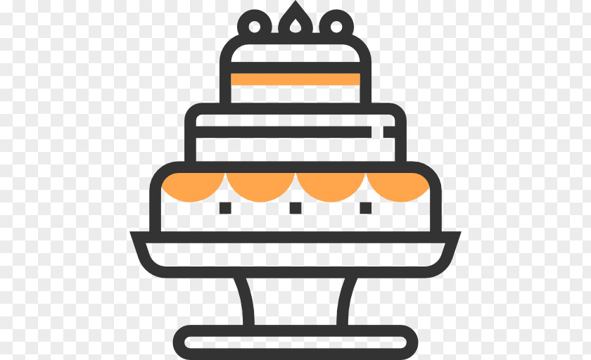 Wedding Cake Illustration PNG