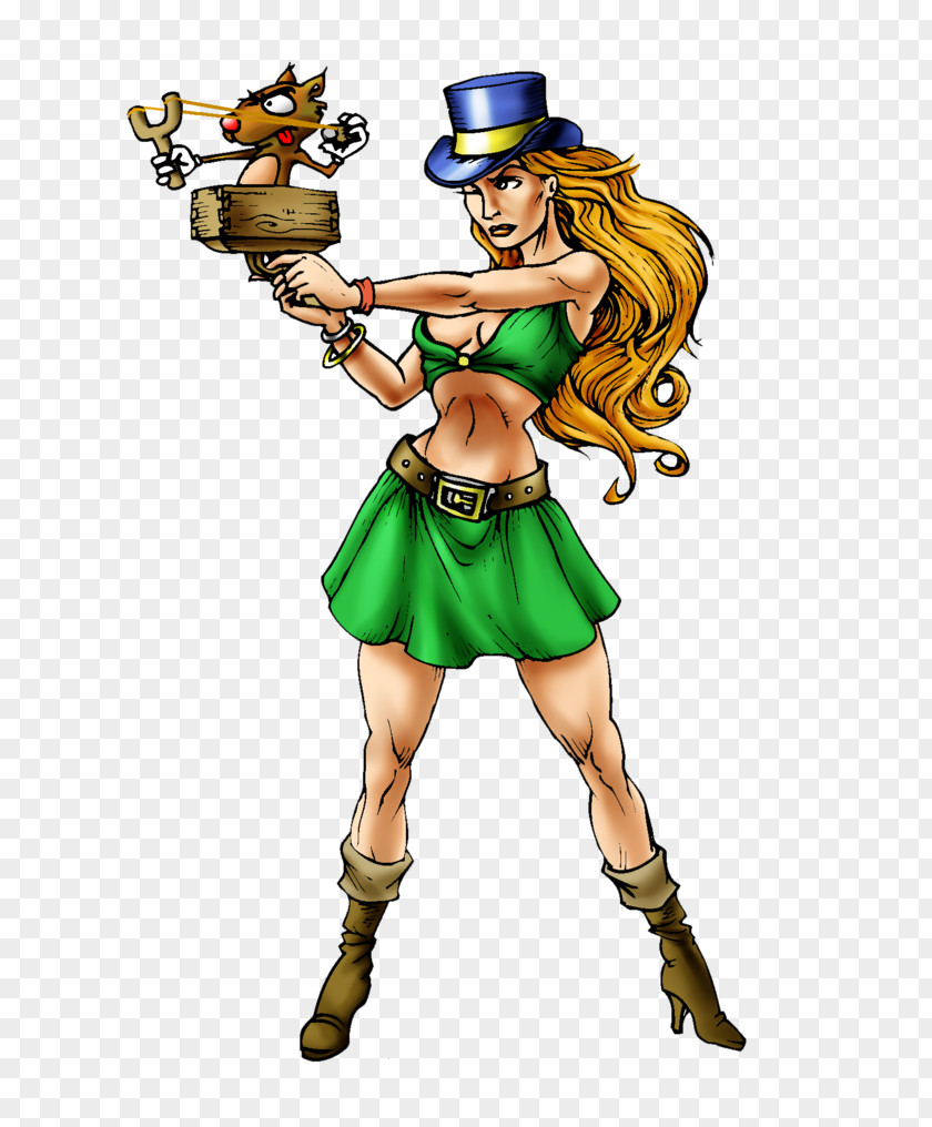 Woman Gun Costume Design Legendary Creature Clip Art PNG