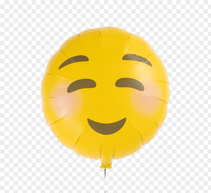 Happy Facial Expression Balloon Background PNG