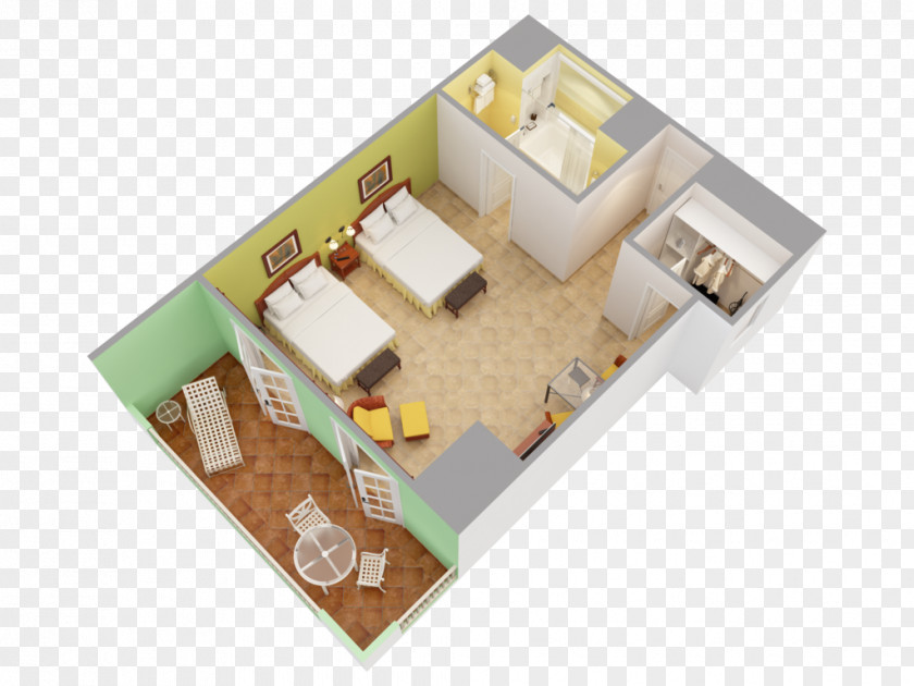 House 3D Floor Plan Room PNG