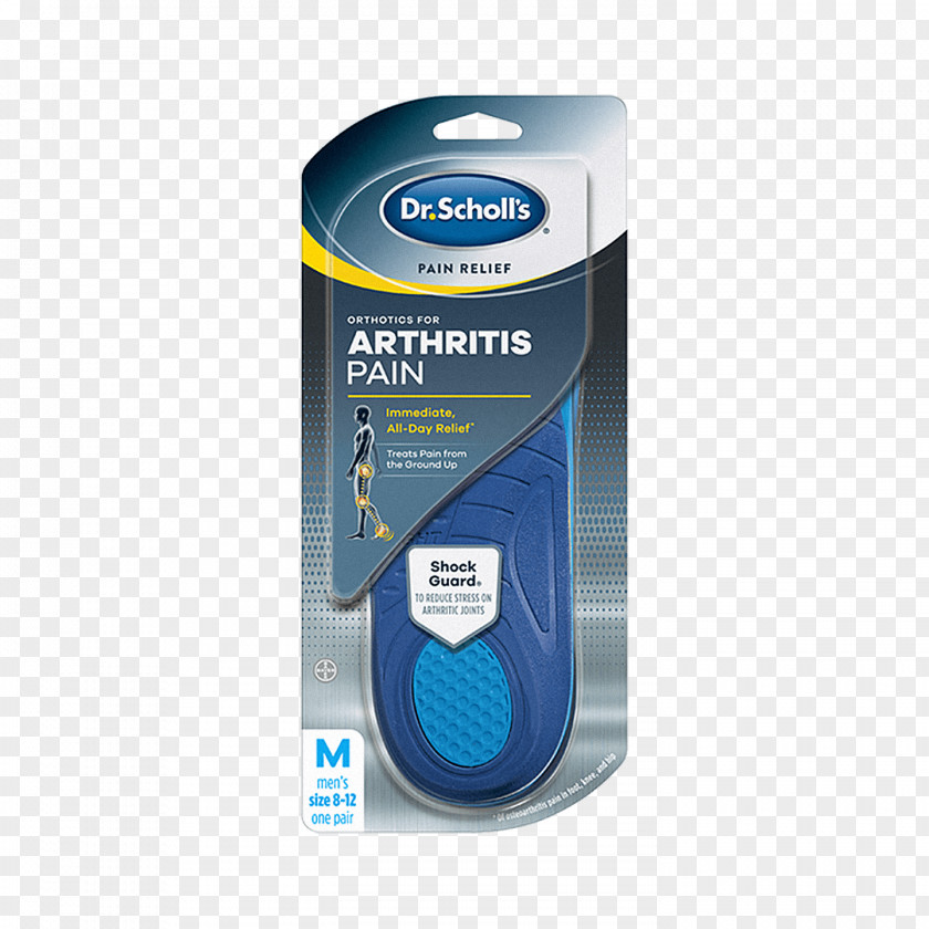 Insole Shoe Insert Orthotics Dr. Scholl's Size Plantar Fasciitis PNG
