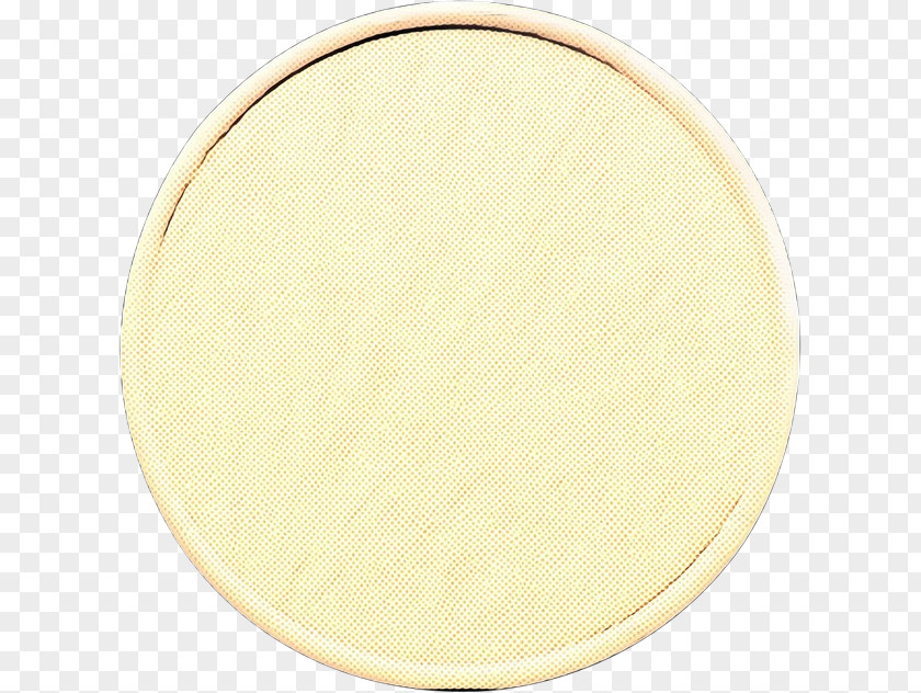 Metal Pizza Stone Yellow Beige Circle PNG
