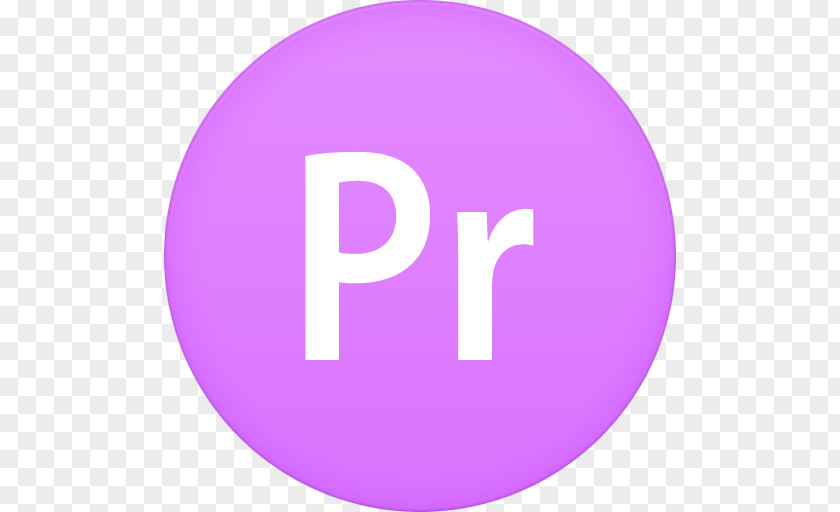 Premiere Pink Purple Text Symbol PNG