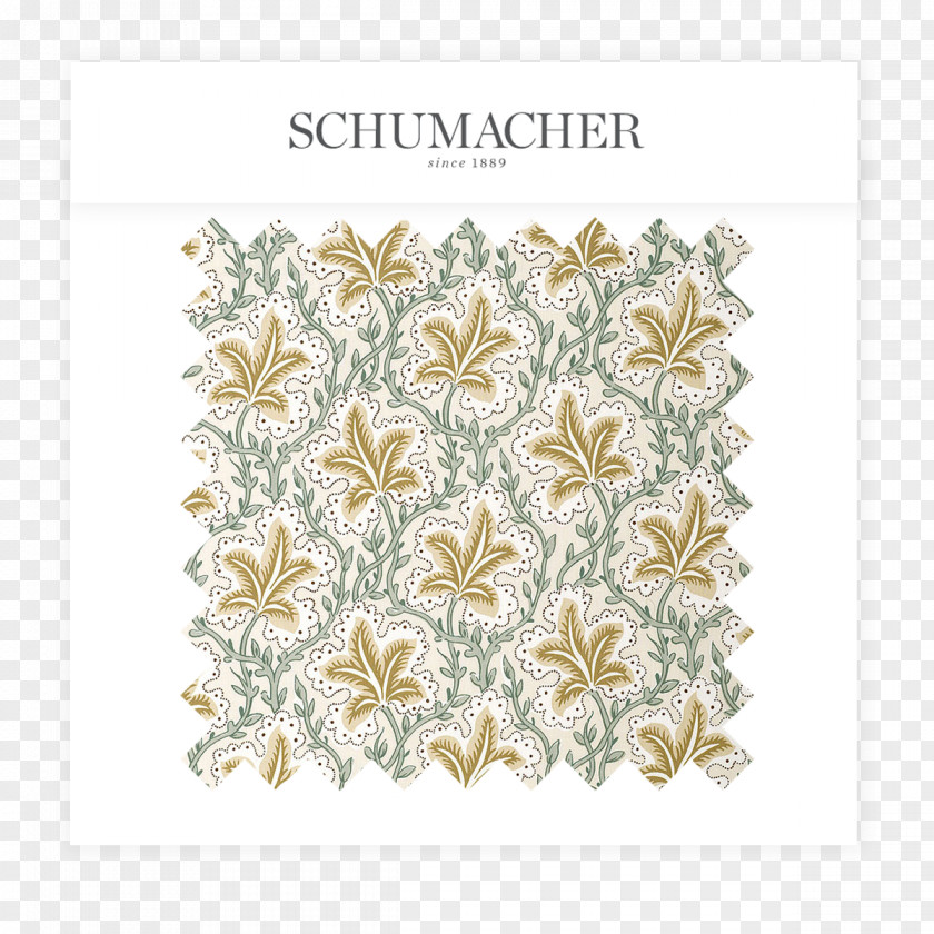 Leaf Fabric Pattern Flower F. Schumacher & Co. Textile Opium PNG