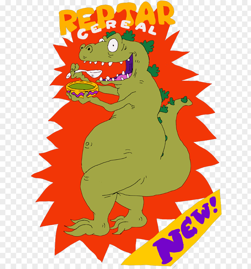 Milk Reptar Breakfast Cereal FYE Godzilla PNG