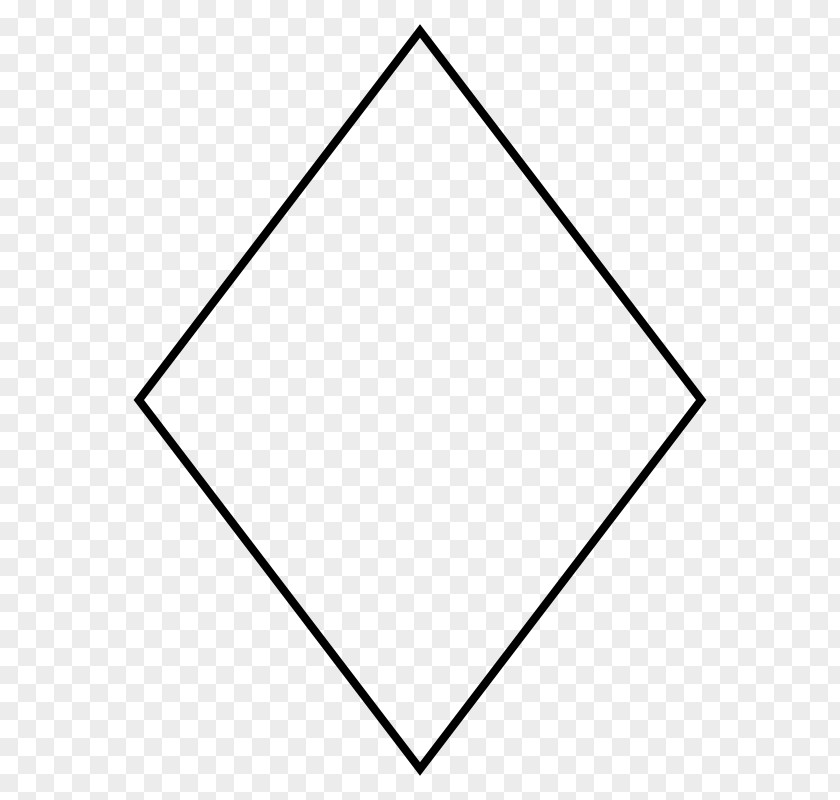 Rhombus Diamond Head Parallelogram Shape Geometry Clip Art PNG