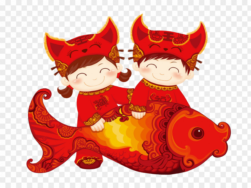 Vector Fish Every Year Tangyuan Chinese New Years Day PNG