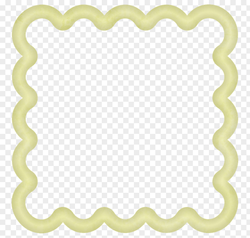 Yellow Curve Picture Frames Paper Digital Scrapbooking PNG