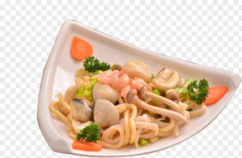 Clams Tree Mushroom Udon Material Clam Hot Pot Noodle PNG