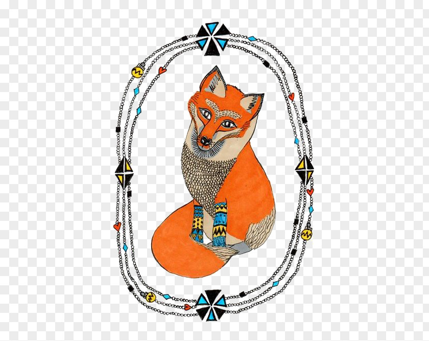 Fox Red Canidae Illustration PNG