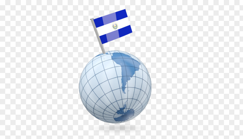 Globe Flag Of El Salvador Stock Photography PNG