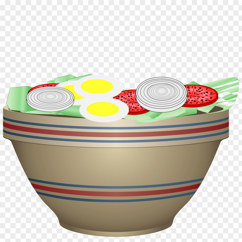 Salad Fruit Pasta Bowl Clip Art PNG