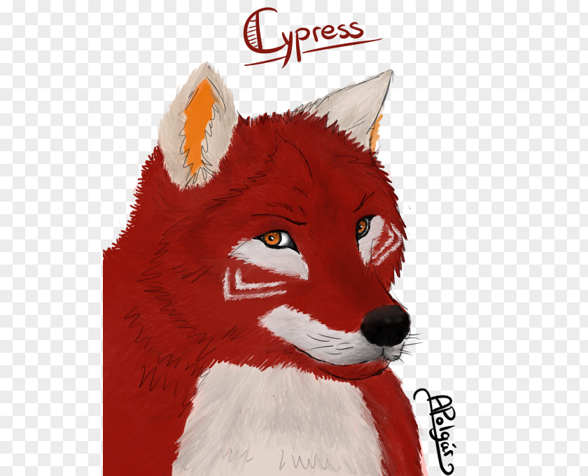Cypress Red Fox Sorting Hat Slytherin House Fur PNG