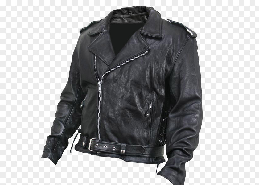 Jacket Leather Motorcycle Zipper PNG