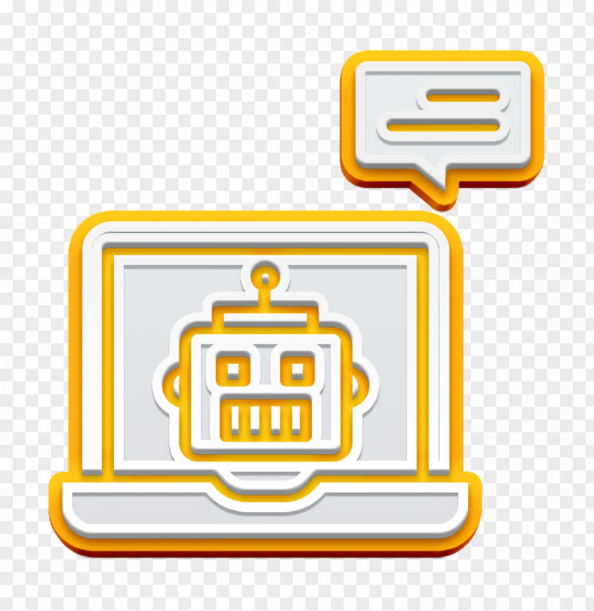 Laptop Icon Robots Bot PNG