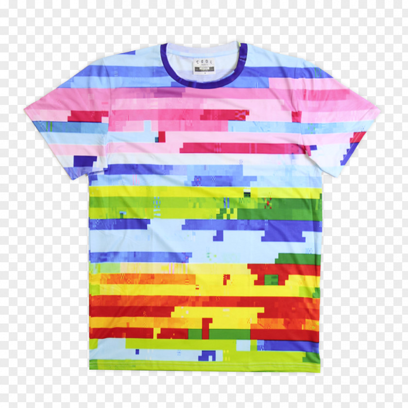 T-shirt Sleeve Glitch Ant Pattern PNG