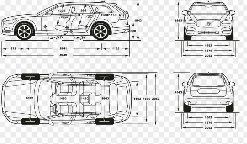 Volvo S90 Car V60 XC90 PNG