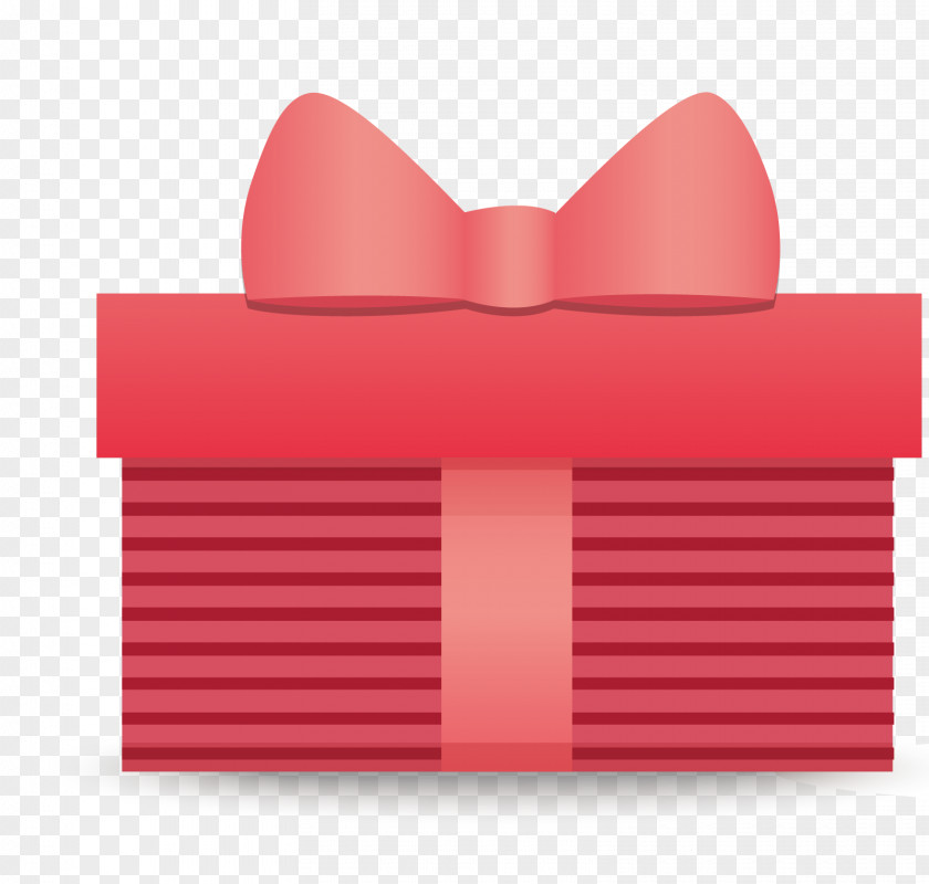 Cute Cartoon Red Gift Box Download PNG
