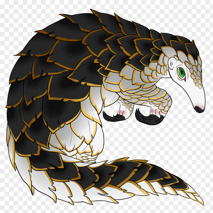 Gold Rimmed Familiar 0 Pangolins 1 PNG