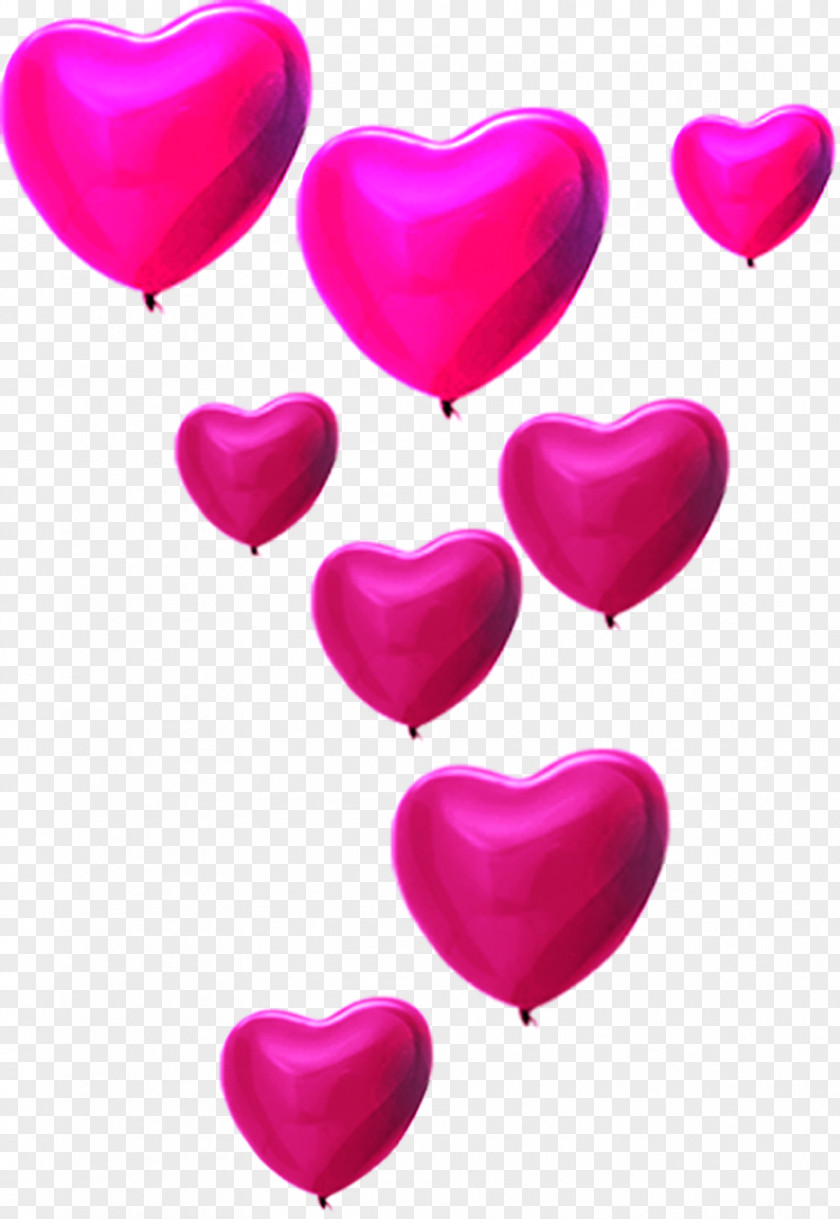 Heart Ballon Element PNG