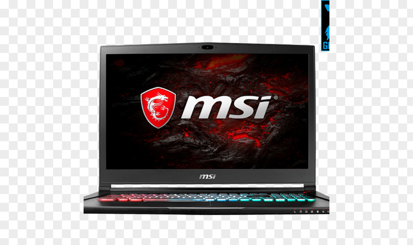 Laptop Mac Book Pro MSI GS73VR Stealth Kaby Lake PNG